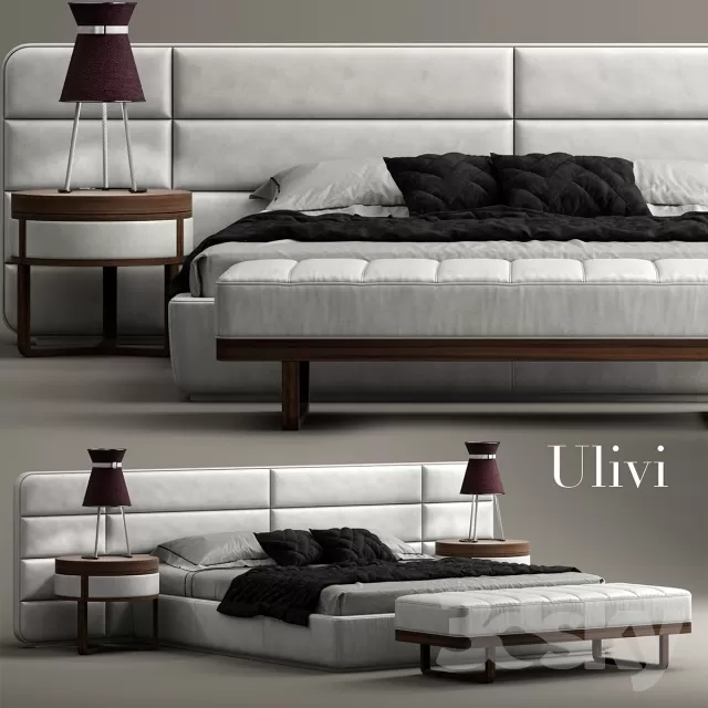 3DSKYFREE – FURNITURE - BED 3DS MAX MODELS