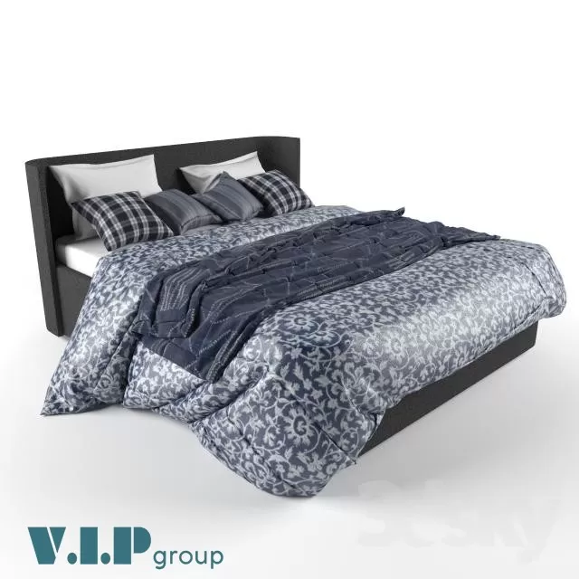 3DSKYFREE – FURNITURE - BED 3DS MAX MODELS