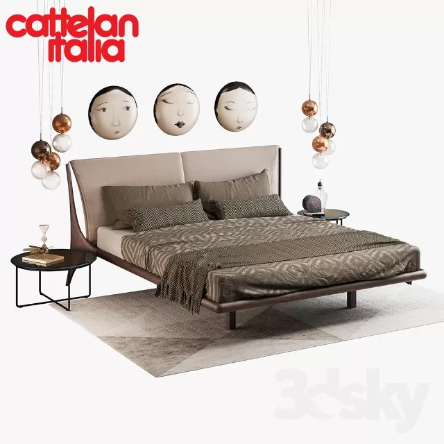 3DSKYFREE – FURNITURE - BED 3DS MAX MODELS