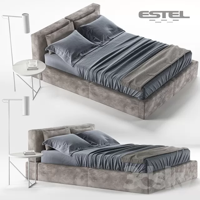 3DSKYFREE – FURNITURE - BED 3DS MAX MODELS