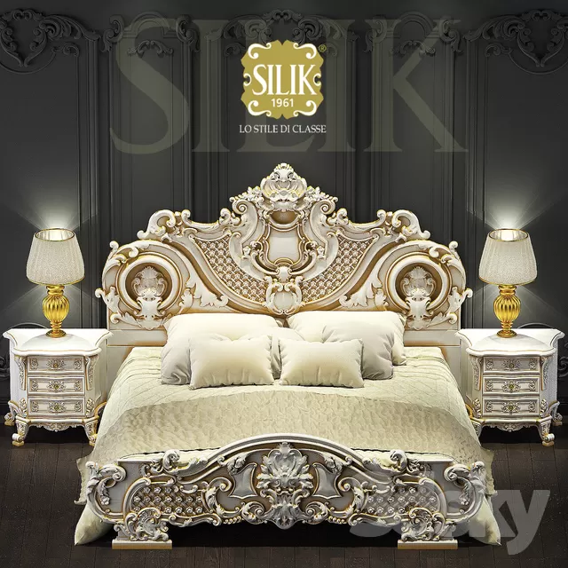 3DSKYFREE – FURNITURE - BED 3DS MAX MODELS