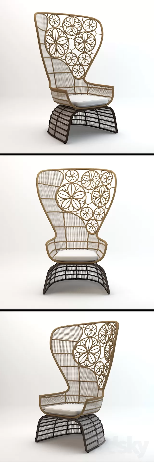 3DSKYFREE – FURNITURE - CHAIR 3DS MAX MODELS