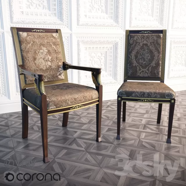 3DSKYFREE – FURNITURE - CHAIR 3DS MAX MODELS