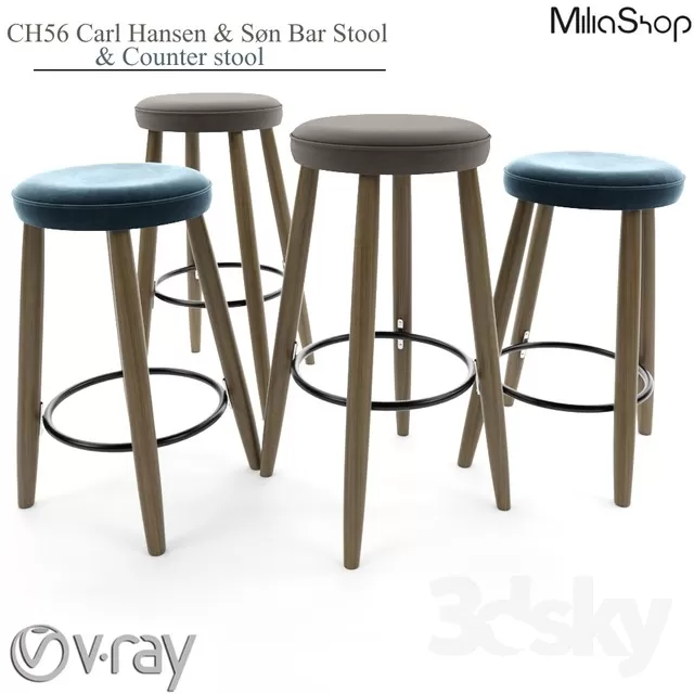 3DSKYFREE – FURNITURE - CHAIR 3DS MAX MODELS