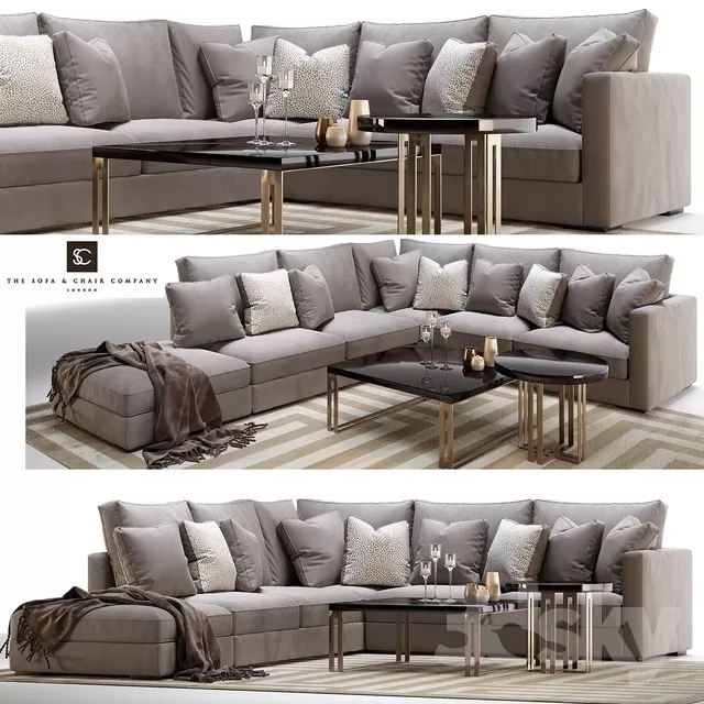 3DSKYFREE – FURNITURE - SOFA 3DS MAX MODELS