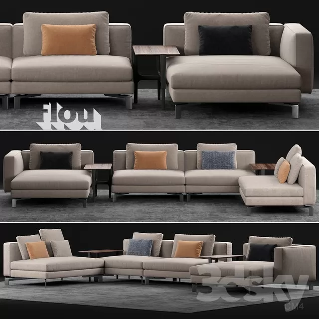 3DSKYFREE – FURNITURE - SOFA 3DS MAX MODELS