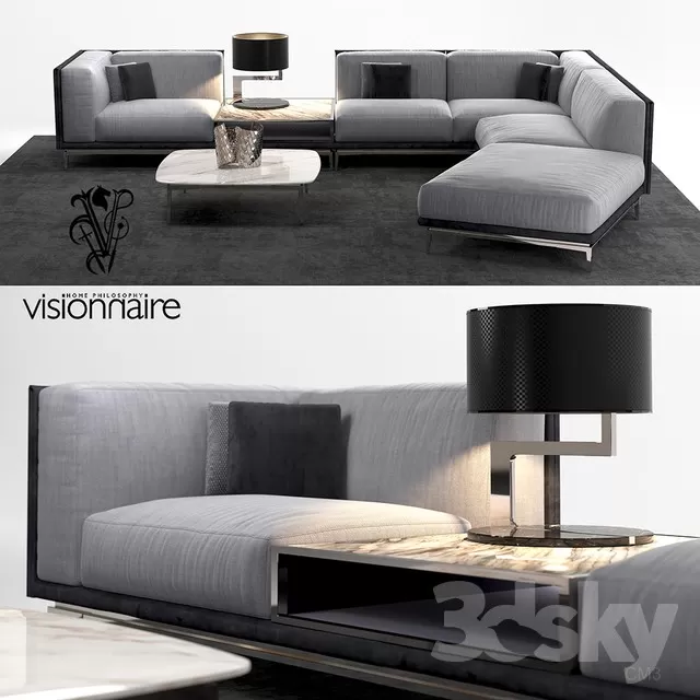 3DSKYFREE – FURNITURE - SOFA 3DS MAX MODELS