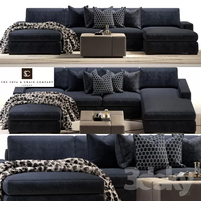 3DSKYFREE – FURNITURE - SOFA 3DS MAX MODELS