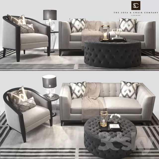 3DSKYFREE – FURNITURE - SOFA 3DS MAX MODELS