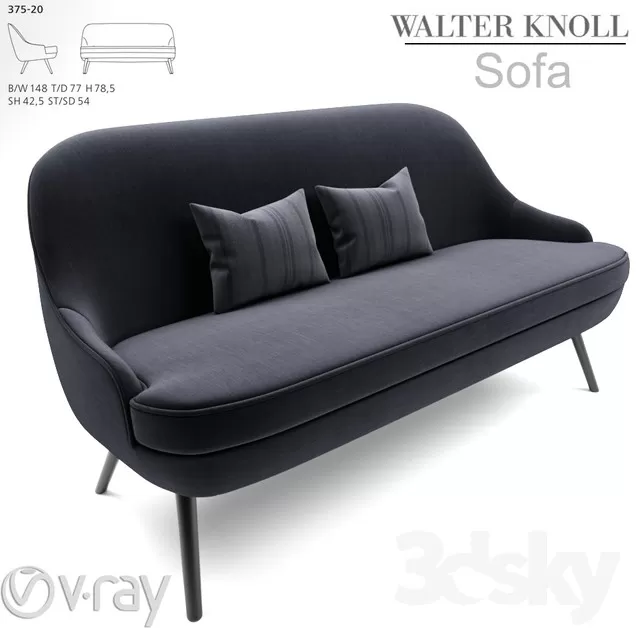 3DSKYFREE – FURNITURE - SOFA 3DS MAX MODELS