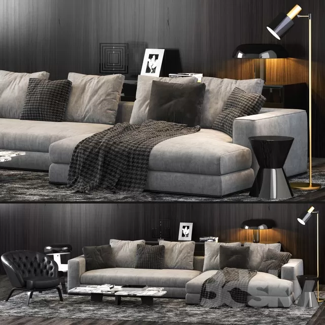 3DSKYFREE – FURNITURE - SOFA 3DS MAX MODELS