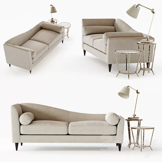 3DSKYFREE – FURNITURE - SOFA 3DS MAX MODELS