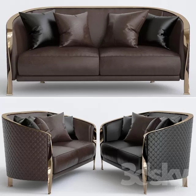 3DSKYFREE – FURNITURE - SOFA 3DS MAX MODELS