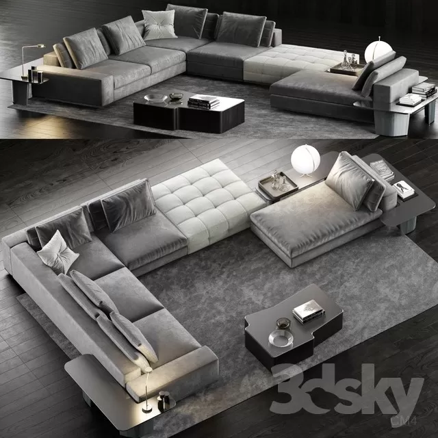 3DSKYFREE – FURNITURE - SOFA 3DS MAX MODELS