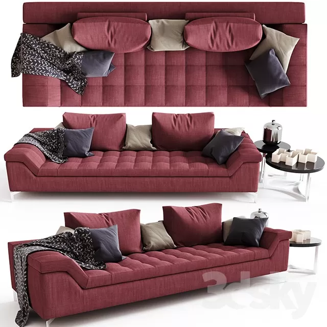 3DSKYFREE – FURNITURE - SOFA 3DS MAX MODELS
