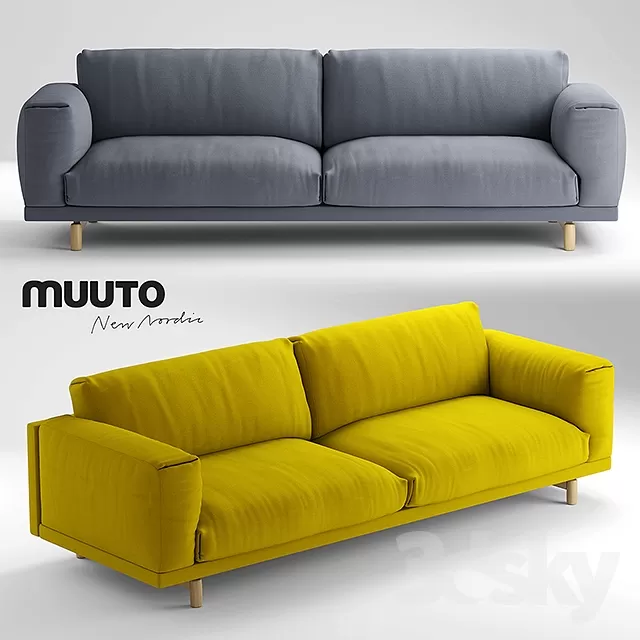 3DSKYFREE – FURNITURE - SOFA 3DS MAX MODELS