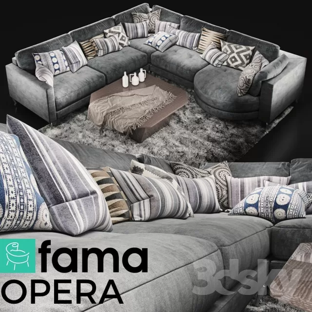 3DSKYFREE – FURNITURE - SOFA 3DS MAX MODELS