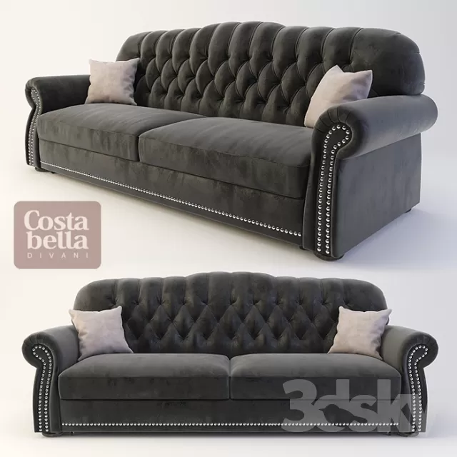 3DSKYFREE – FURNITURE - SOFA 3DS MAX MODELS