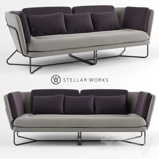3DSKYFREE – FURNITURE - SOFA 3DS MAX MODELS