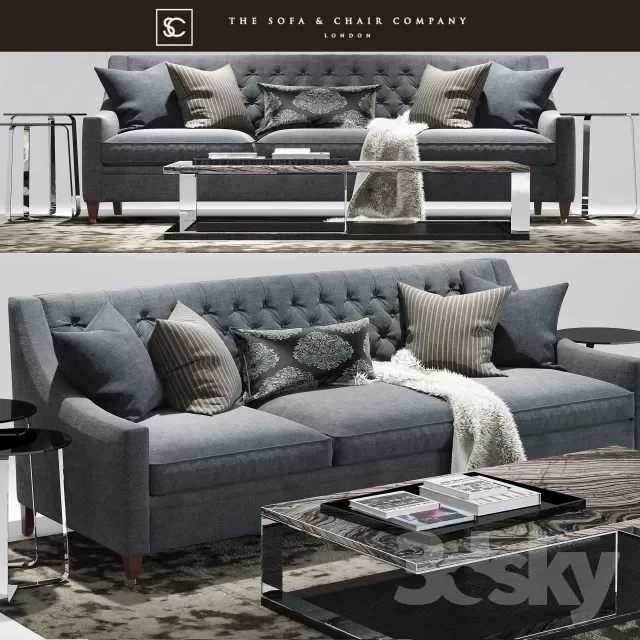 3DSKYFREE – FURNITURE - SOFA 3DS MAX MODELS