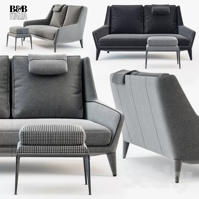 3DSKYFREE – FURNITURE - SOFA 3DS MAX MODELS
