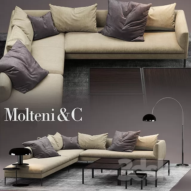3DSKYFREE – FURNITURE - SOFA 3DS MAX MODELS