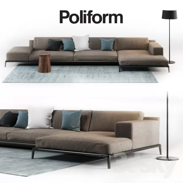3DSKYFREE – FURNITURE - SOFA 3DS MAX MODELS
