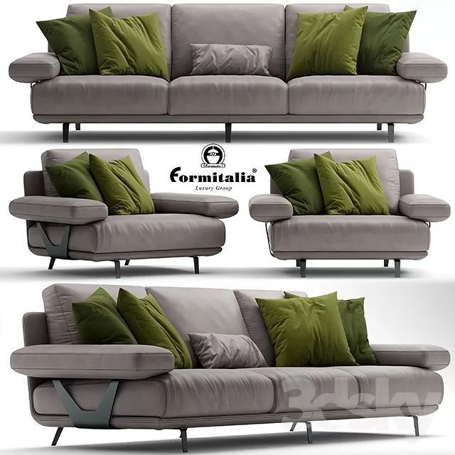 3DSKYFREE – FURNITURE - SOFA 3DS MAX MODELS