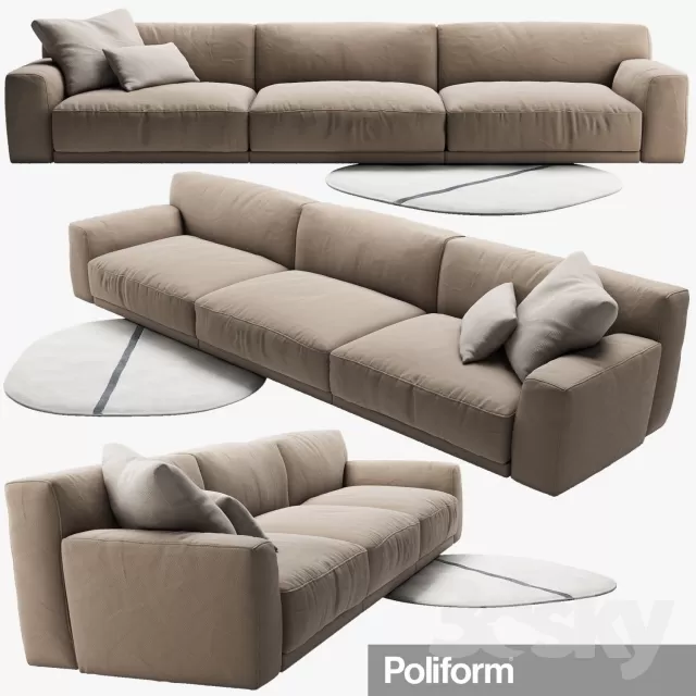 3DSKYFREE – FURNITURE - SOFA 3DS MAX MODELS