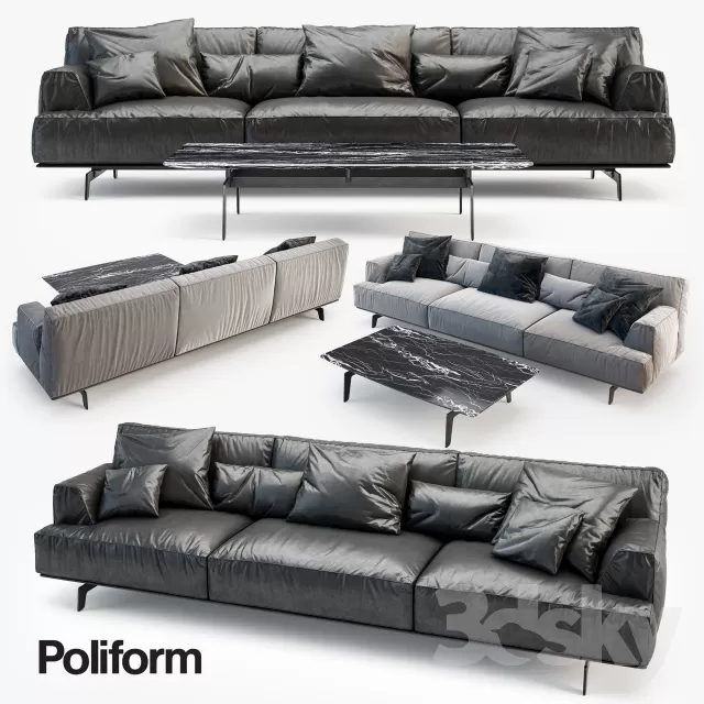 3DSKYFREE – FURNITURE - SOFA 3DS MAX MODELS
