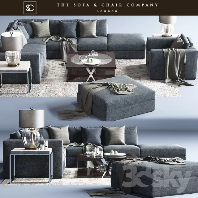 3DSKYFREE – FURNITURE - SOFA 3DS MAX MODELS