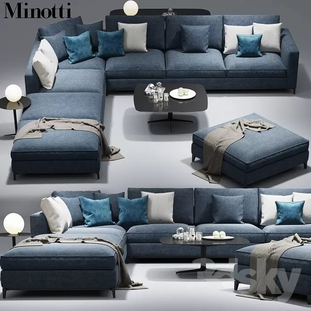 3DSKYFREE – FURNITURE - SOFA 3DS MAX MODELS