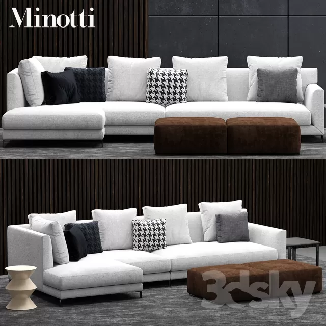3DSKYFREE – FURNITURE - SOFA 3DS MAX MODELS