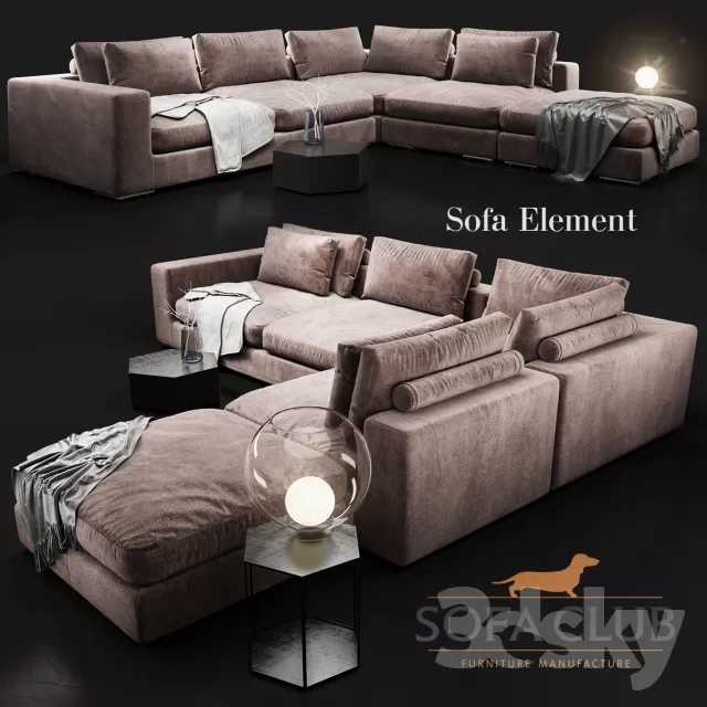 3DSKYFREE – FURNITURE - SOFA 3DS MAX MODELS