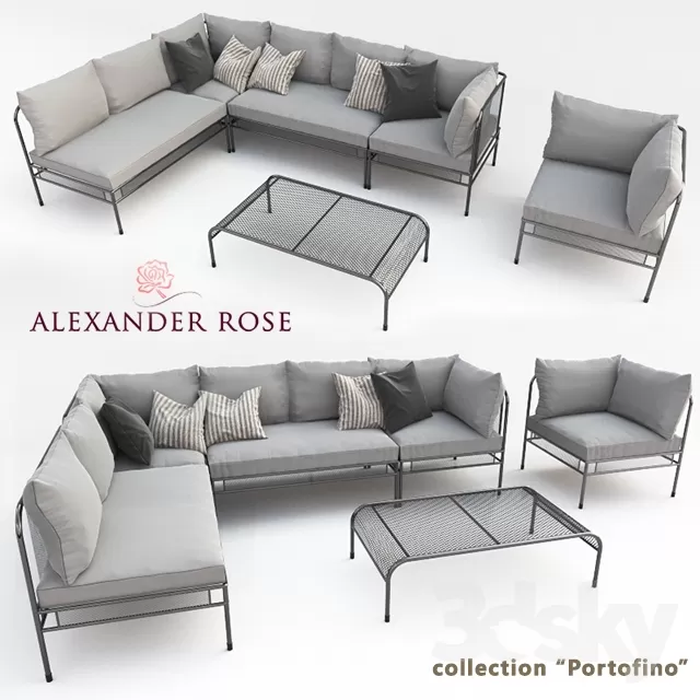3DSKYFREE – FURNITURE - SOFA 3DS MAX MODELS