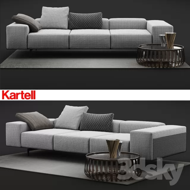 3DSKYFREE – FURNITURE - SOFA 3DS MAX MODELS