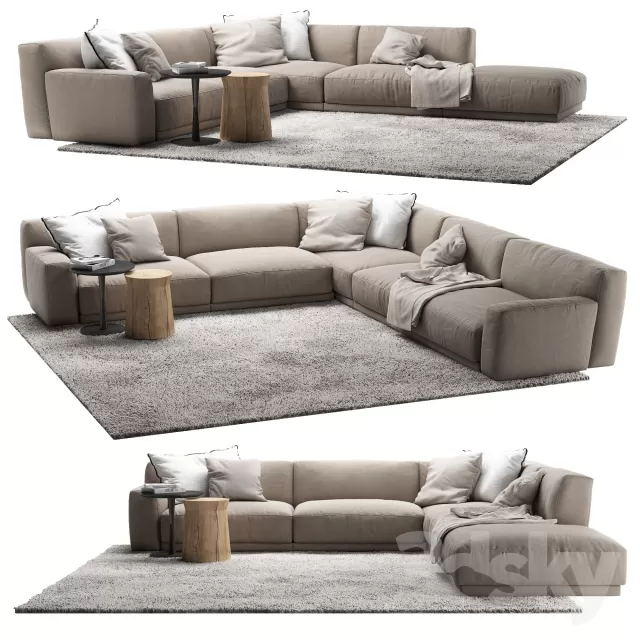 3DSKYFREE – FURNITURE - SOFA 3DS MAX MODELS
