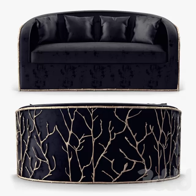 3DSKYFREE – FURNITURE - SOFA 3DS MAX MODELS
