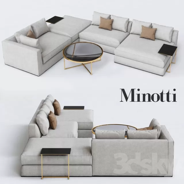3DSKYFREE – FURNITURE - SOFA 3DS MAX MODELS