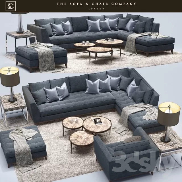 3DSKYFREE – FURNITURE - SOFA 3DS MAX MODELS