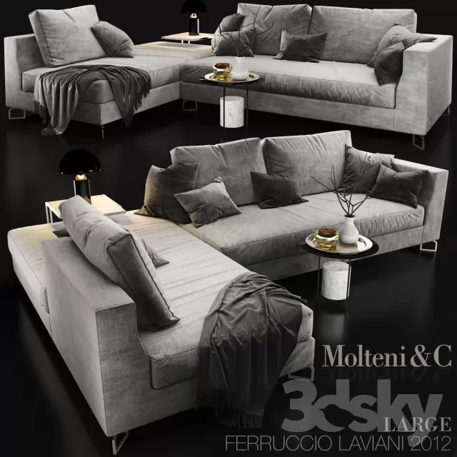 3DSKYFREE – FURNITURE - SOFA 3DS MAX MODELS