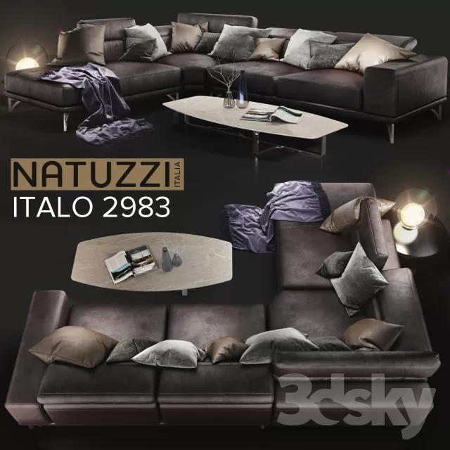 3DSKYFREE – FURNITURE - SOFA 3DS MAX MODELS