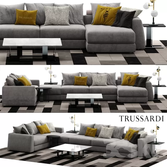 3DSKYFREE – FURNITURE - SOFA 3DS MAX MODELS