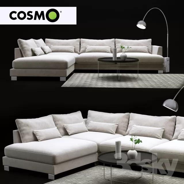 3DSKYFREE – FURNITURE - SOFA 3DS MAX MODELS