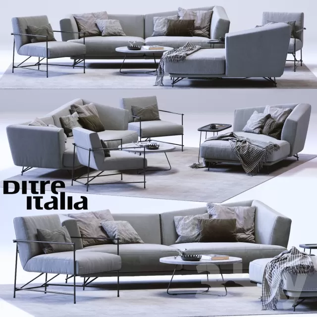3DSKYFREE – FURNITURE - SOFA 3DS MAX MODELS