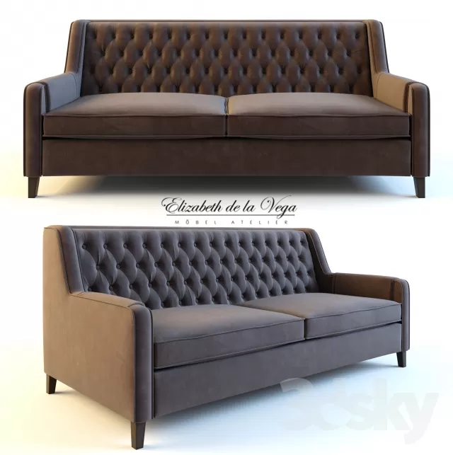 3DSKYFREE – FURNITURE - SOFA 3DS MAX MODELS