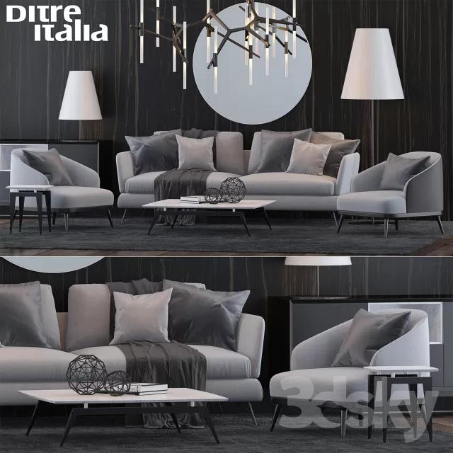 3DSKYFREE – FURNITURE - SOFA 3DS MAX MODELS