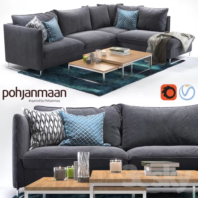 3DSKYFREE – FURNITURE - SOFA 3DS MAX MODELS