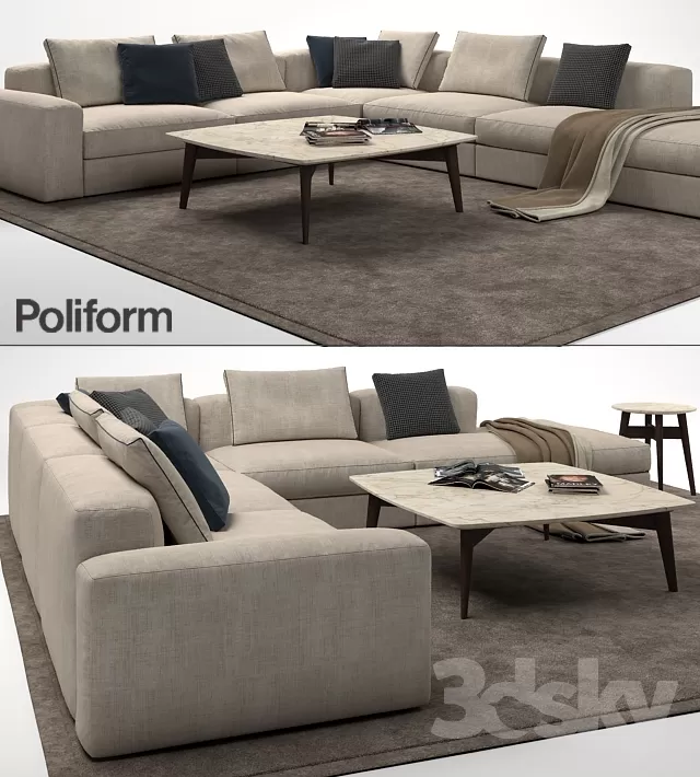 3DSKYFREE – FURNITURE - SOFA 3DS MAX MODELS