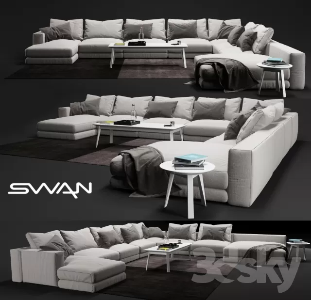 3DSKYFREE – FURNITURE - SOFA 3DS MAX MODELS